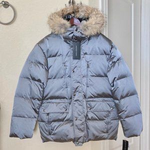 Andrew Marc parka with fur collar